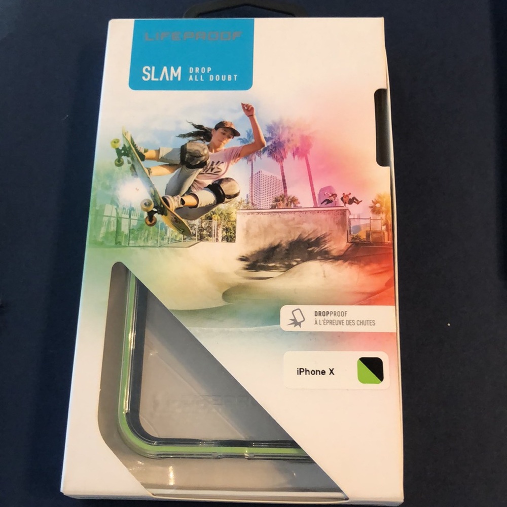 LIFEPROOF SLAM iPhone X case NWOT in original packaging